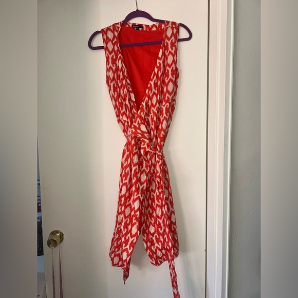 GAP maternity Red and White V-Neck Sundress - Picture 1 of 5